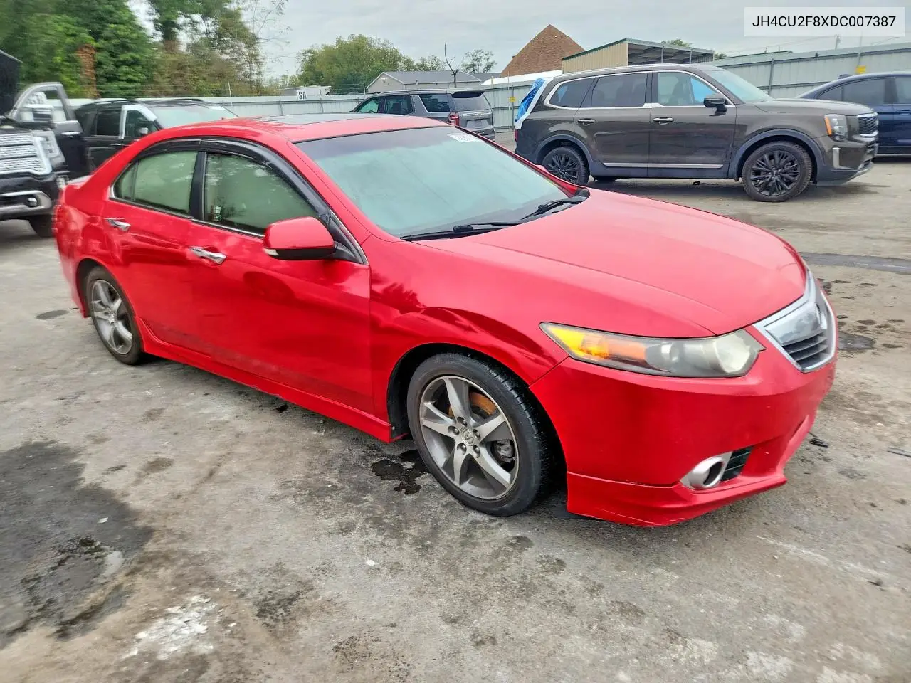 2013 ACURA TSX VIN JH4CU2F8XDC007387 — фото 4