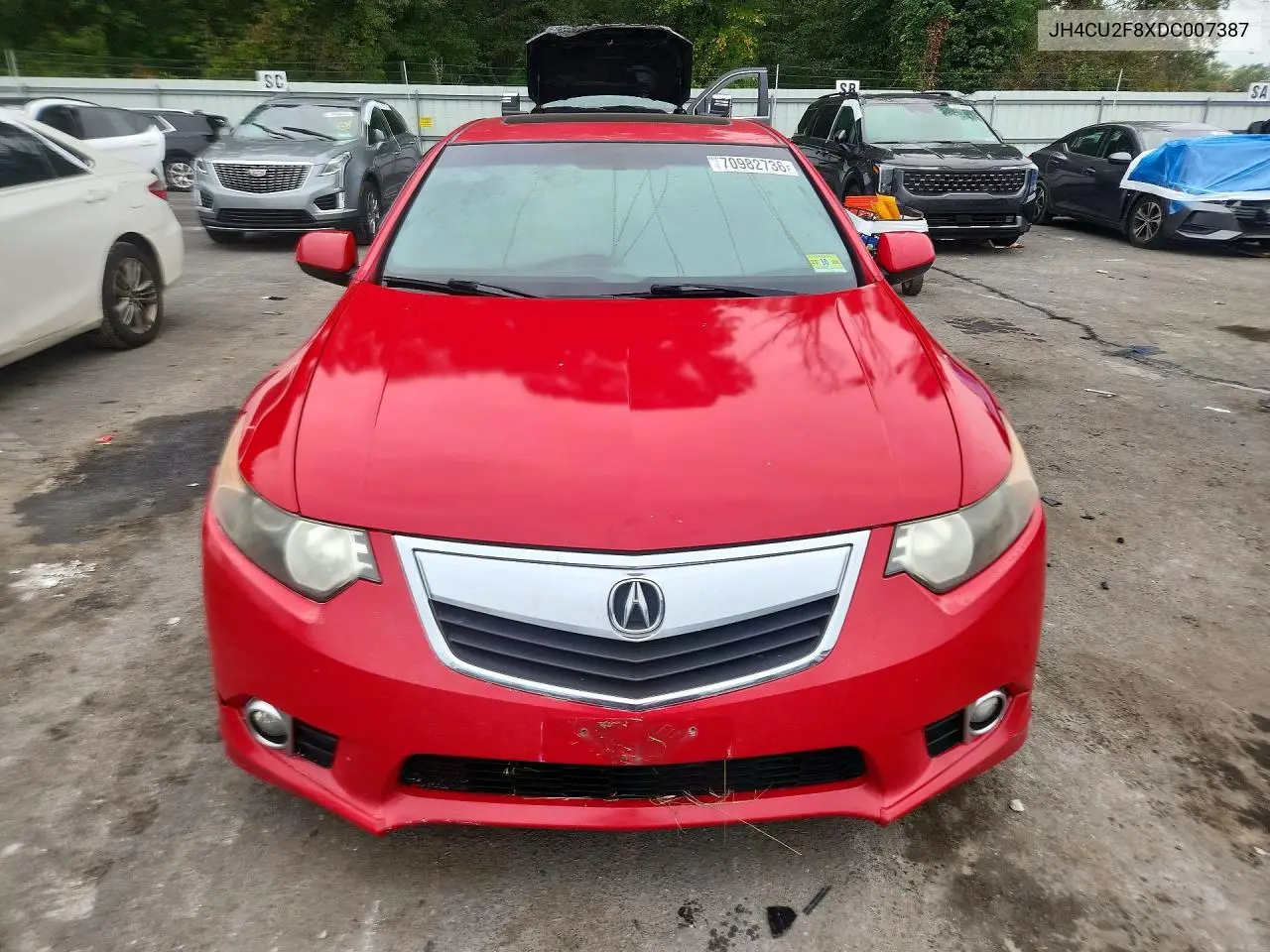 2013 ACURA TSX VIN JH4CU2F8XDC007387 — фото 5