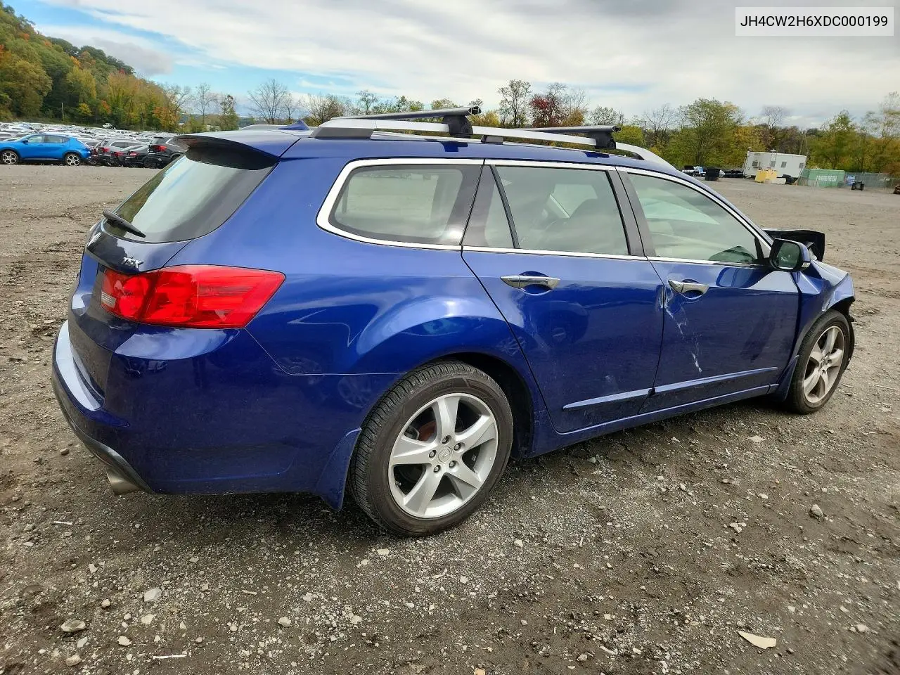 2013 ACURA TSX VIN JH4CW2H6XDC000199 — фото 3