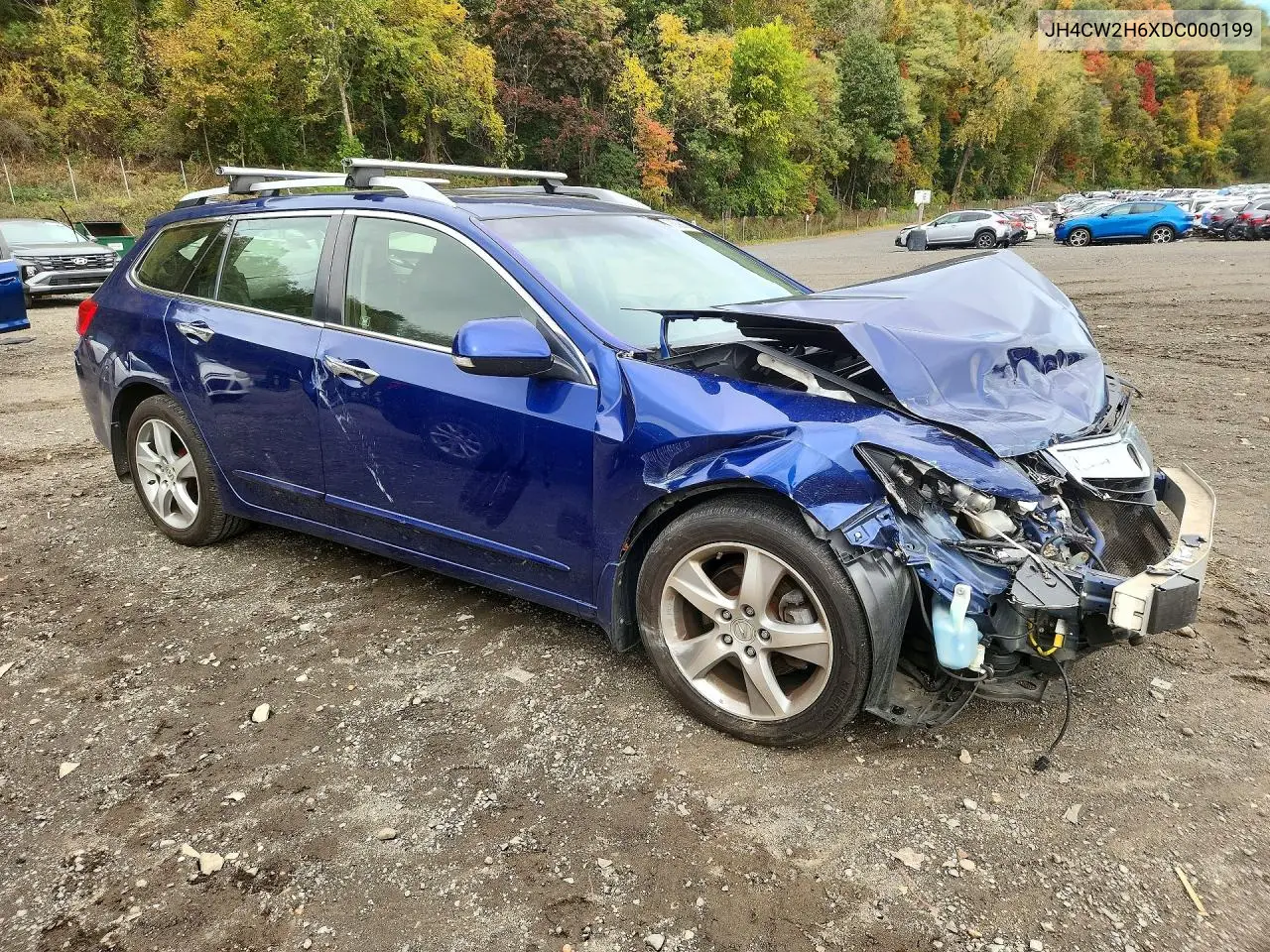 2013 ACURA TSX VIN JH4CW2H6XDC000199 — фото 4