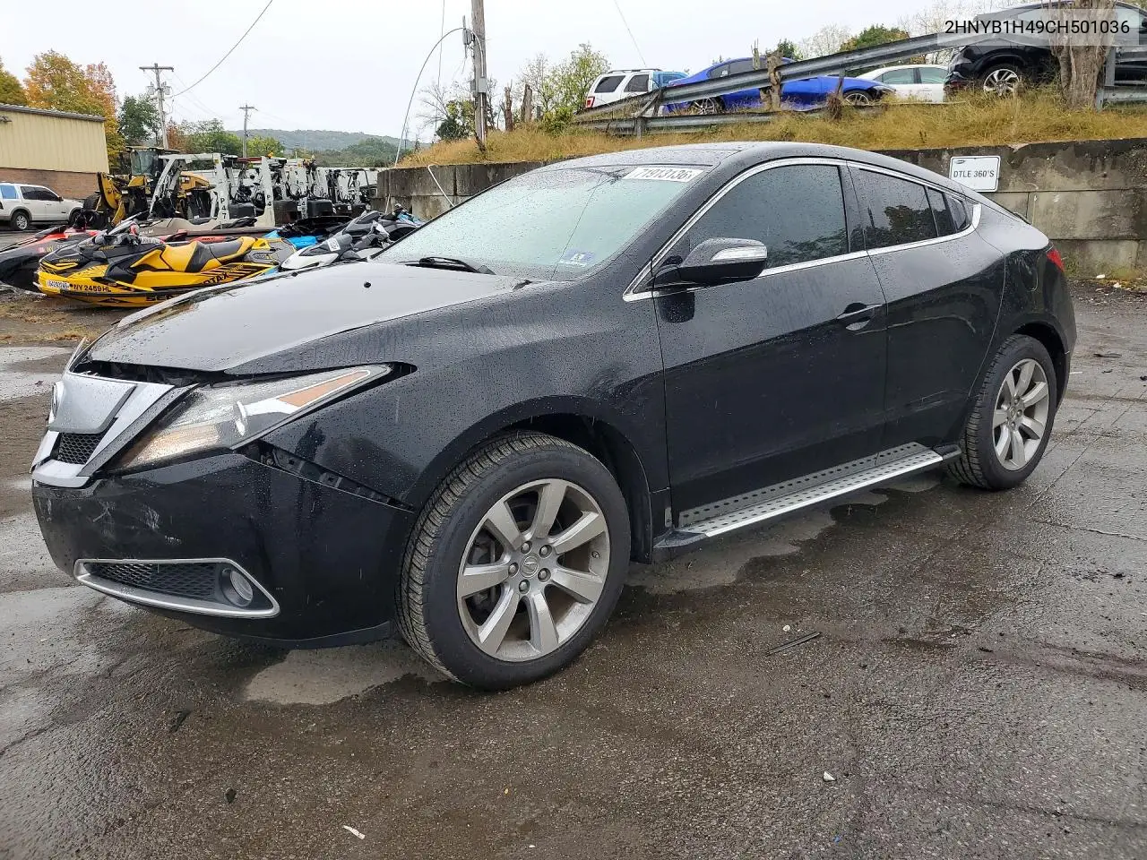 ACURA ZDX 2012, VIN 2HNYB1H49CH501036