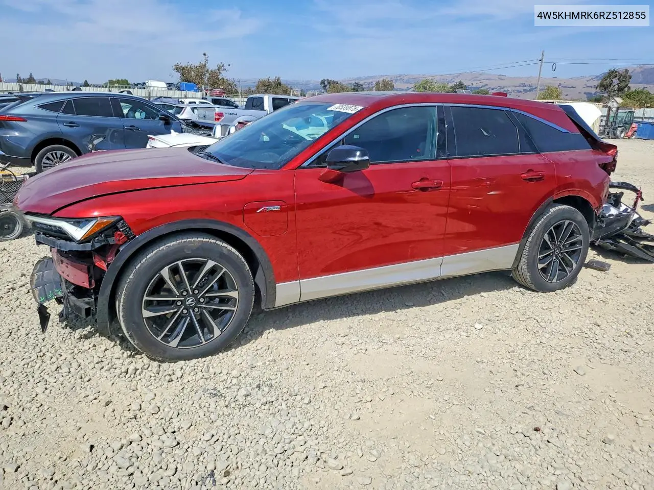 ACURA ZDX 2024, VIN 4W5KHMRK6RZ512855