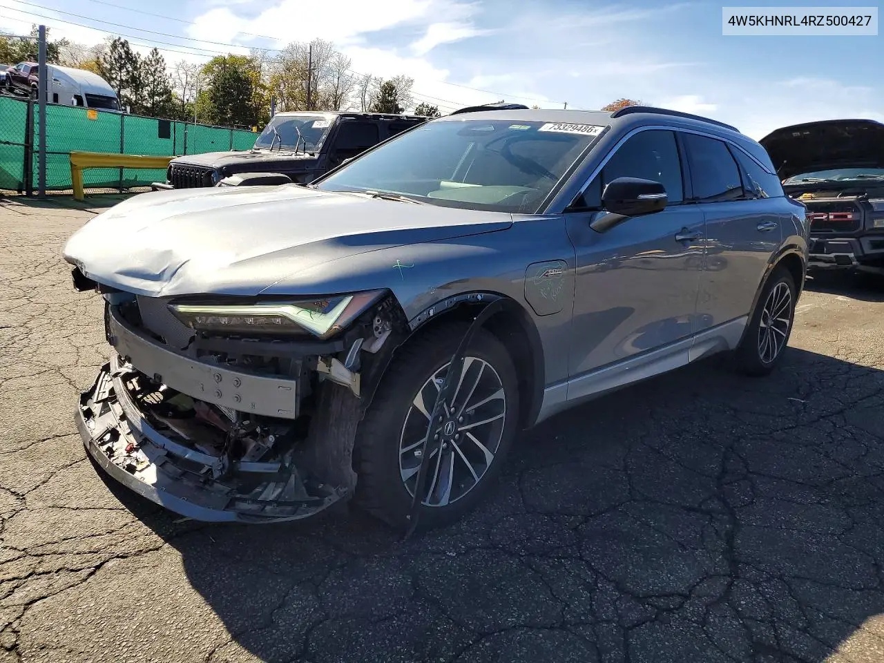 ACURA ZDX 2024, VIN 4W5KHNRL4RZ500427
