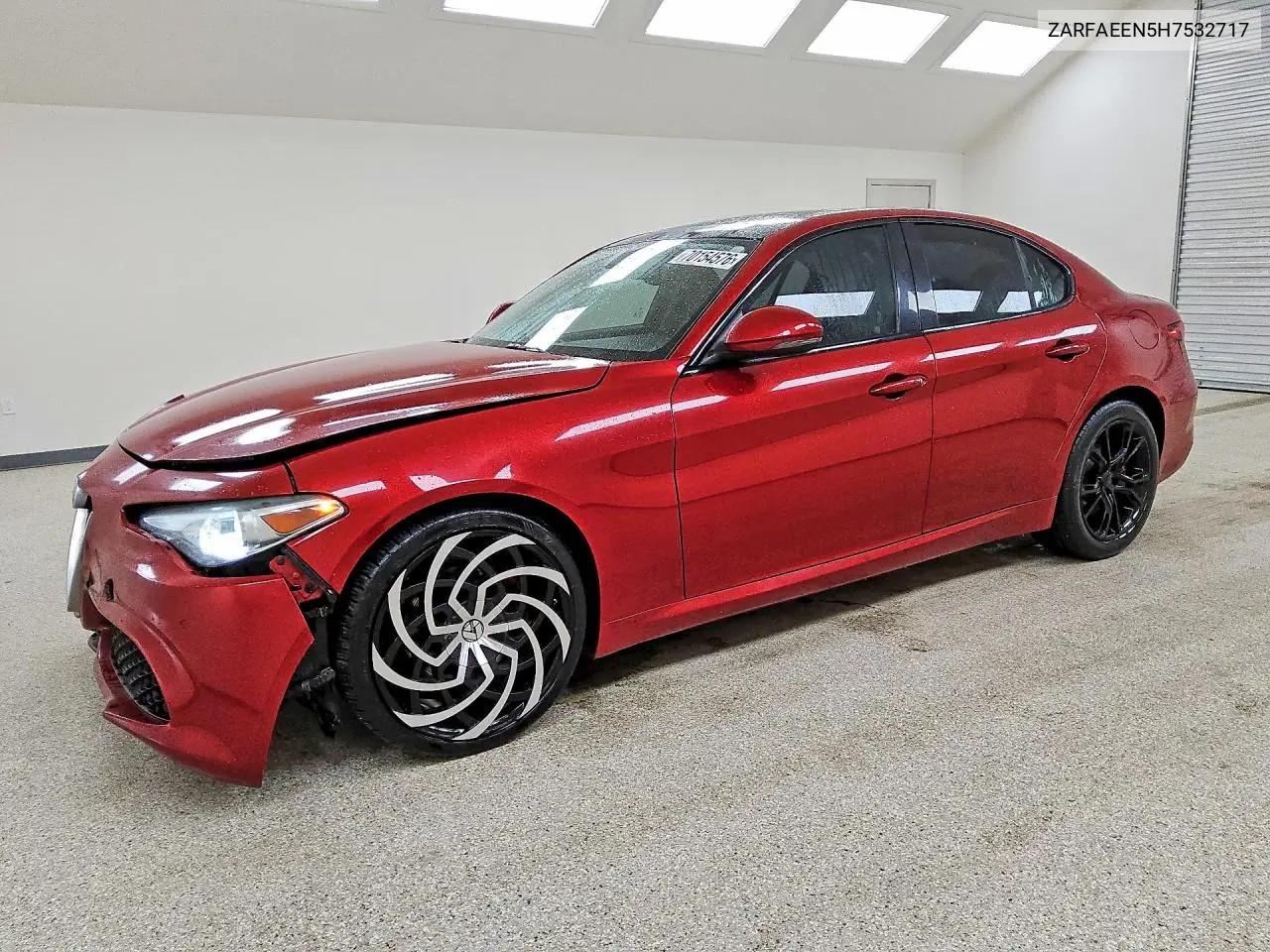 ALFA ROMEO GIULIA 2017, VIN ZARFAEEN5H7532717