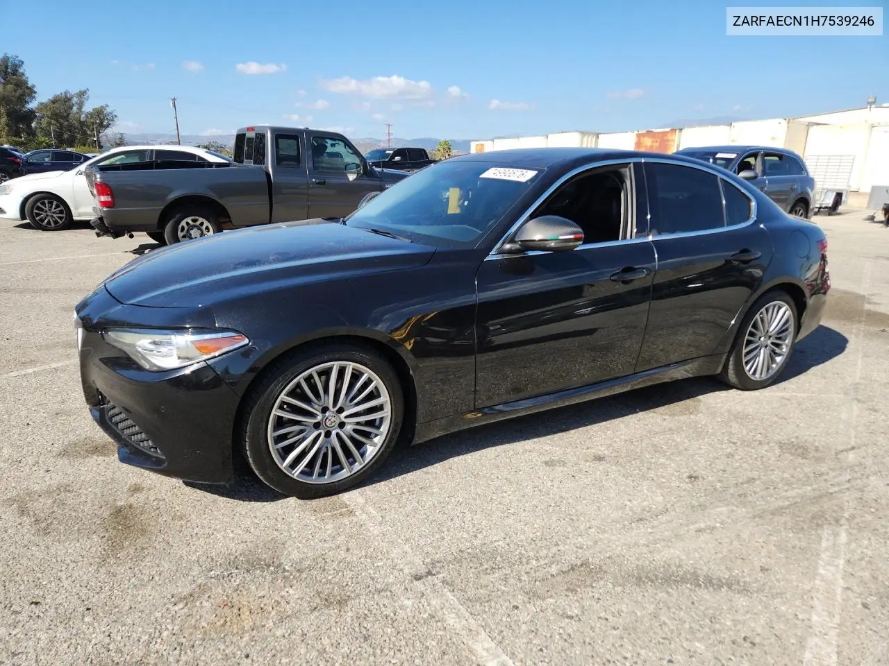 ALFA ROMEO GIULIA 2017, VIN ZARFAECN1H7539246