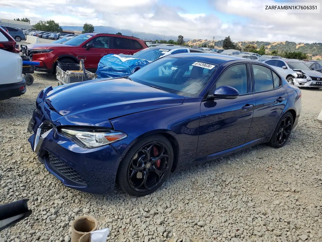 ALFA ROMEO GIULIA 2019, VIN ZARFAMBN1K7606351