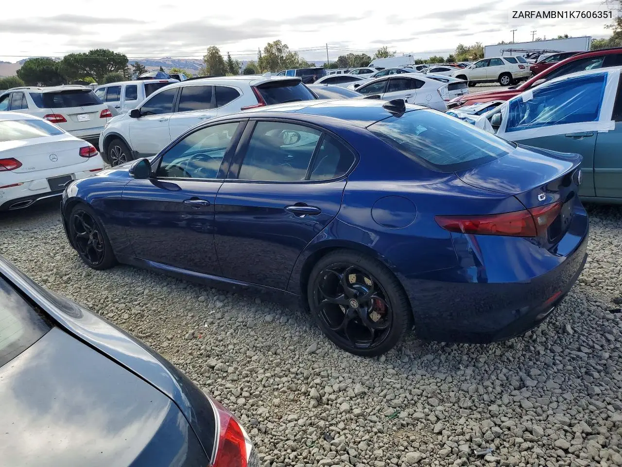 2019 ALFA ROMEO GIULIA VIN ZARFAMBN1K7606351 — фото 2