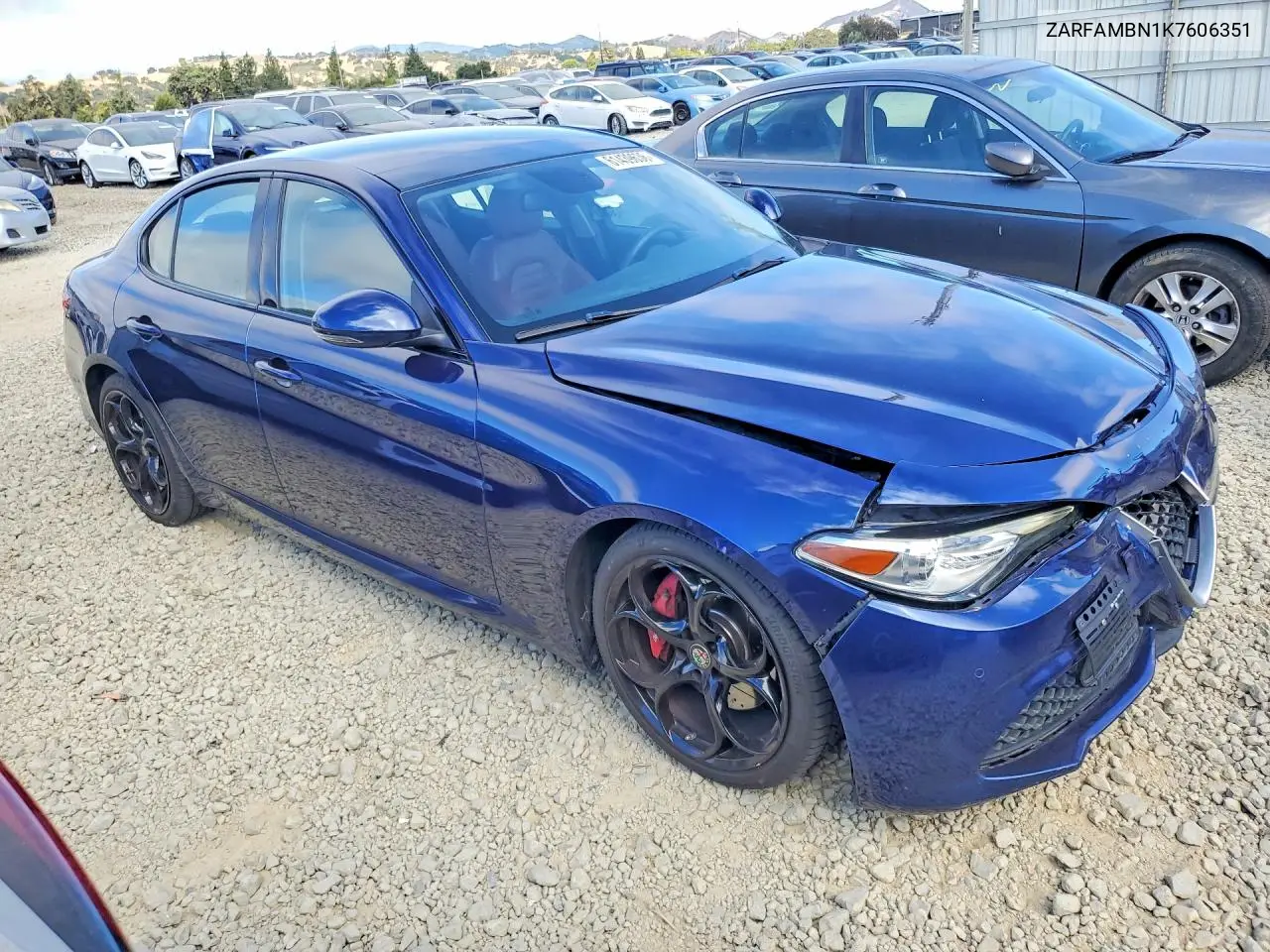 2019 ALFA ROMEO GIULIA VIN ZARFAMBN1K7606351 — фото 4