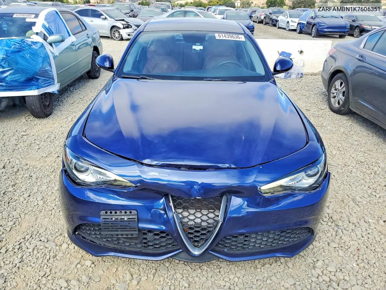 2019 ALFA ROMEO GIULIA VIN ZARFAMBN1K7606351 — фото 5