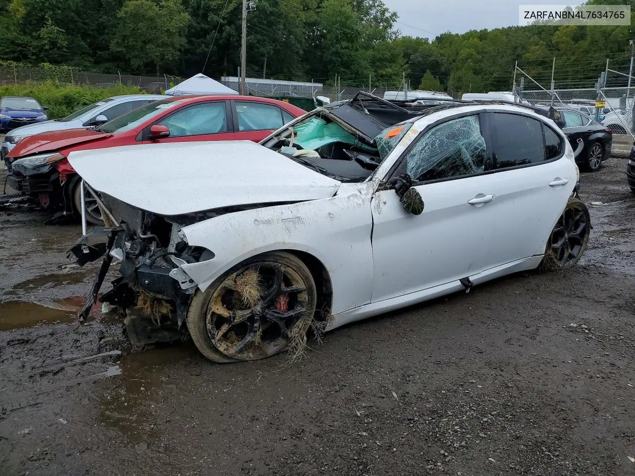 ALFA ROMEO GIULIA 2020, VIN ZARFANBN4L7634765