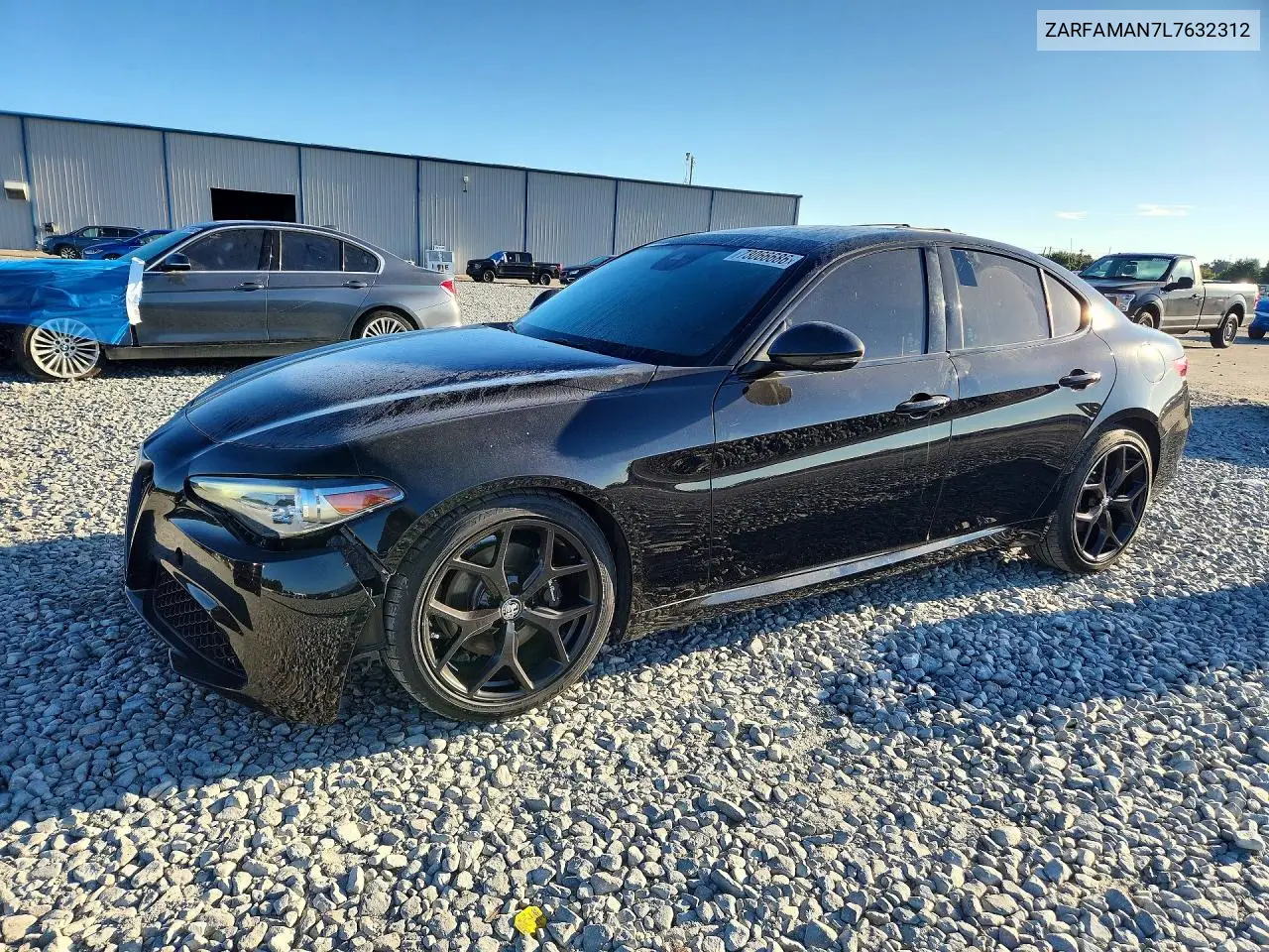 ALFA ROMEO GIULIA 2020, VIN ZARFAMAN7L7632312