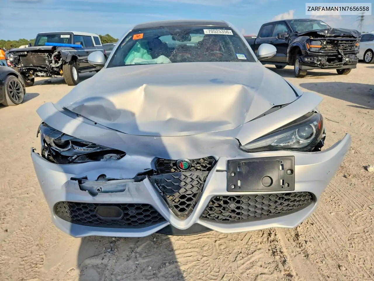 2022 ALFA ROMEO GIULIA VIN ZARFAMAN1N7656558 — фото 5