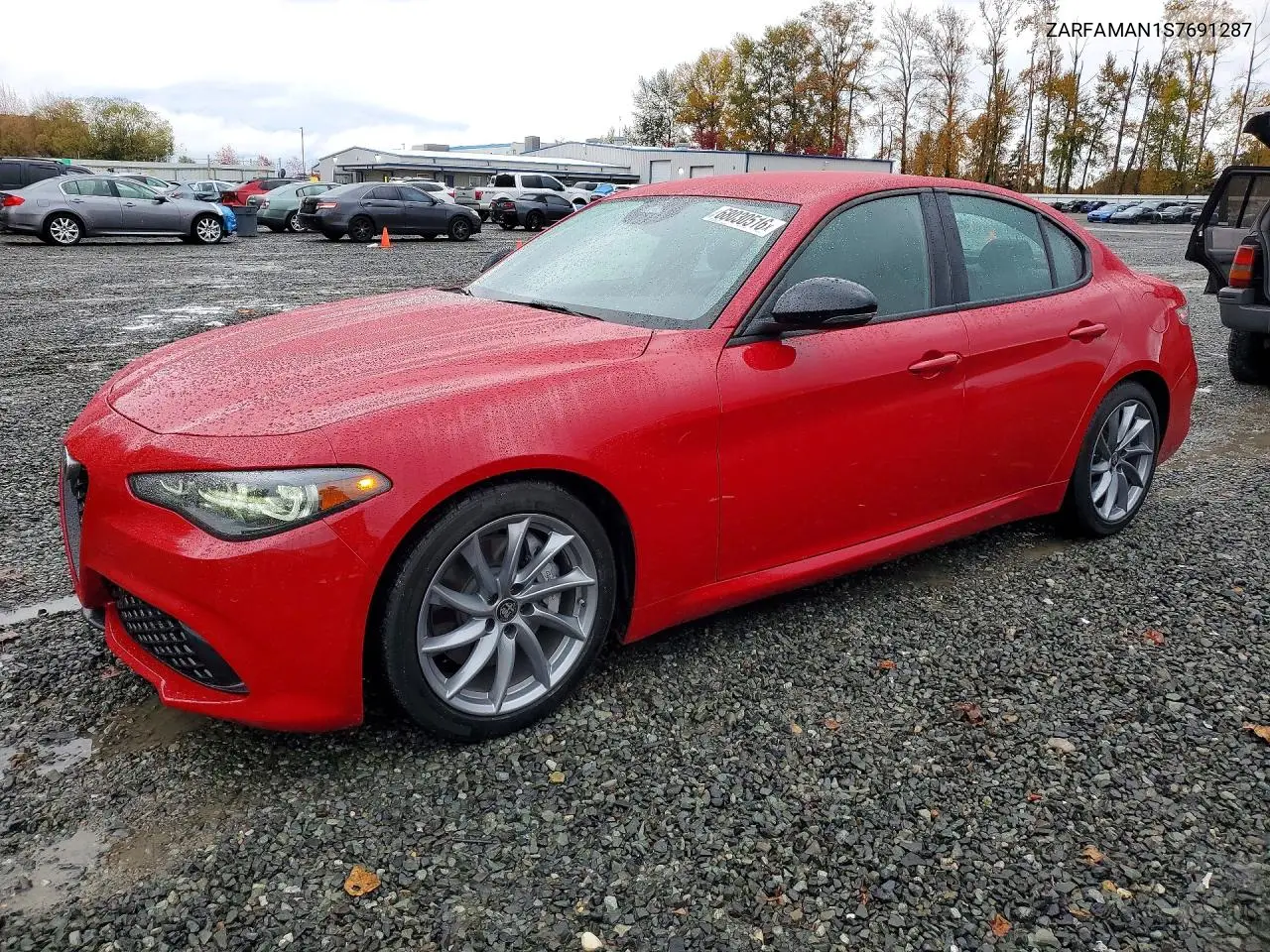 ALFA ROMEO GIULIA 2025, VIN ZARFAMAN1S7691287