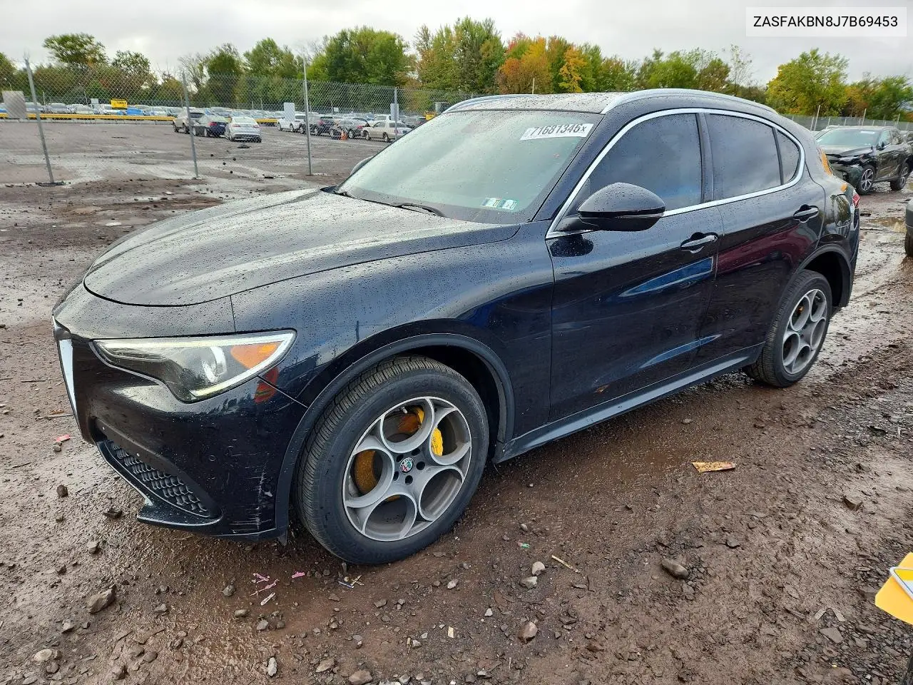 ALFA ROMEO STELVIO 2018, VIN ZASFAKBN8J7B69453