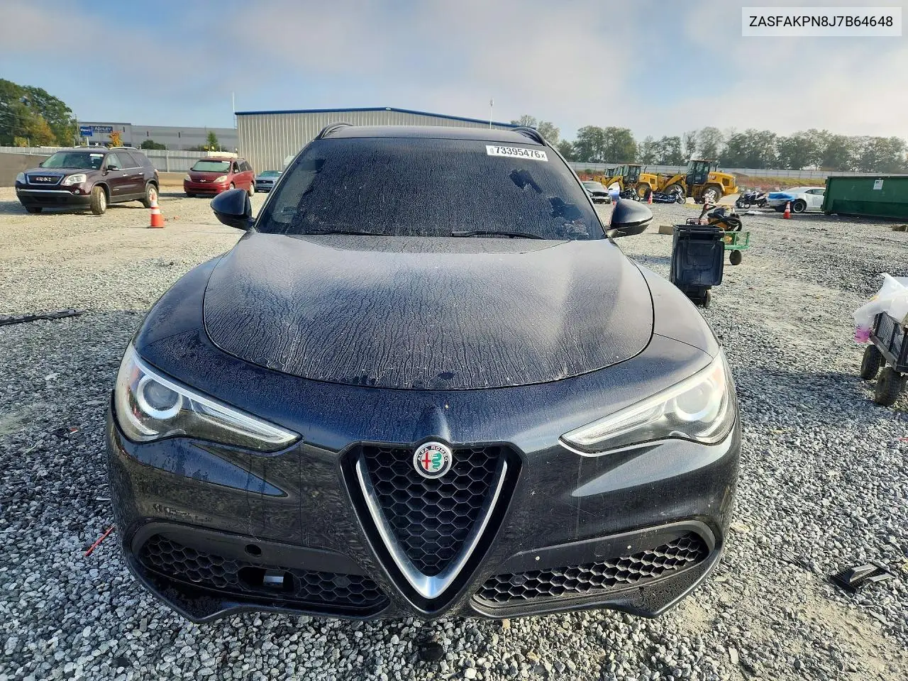 2018 ALFA ROMEO STELVIO VIN ZASFAKPN8J7B64648 — фото 5