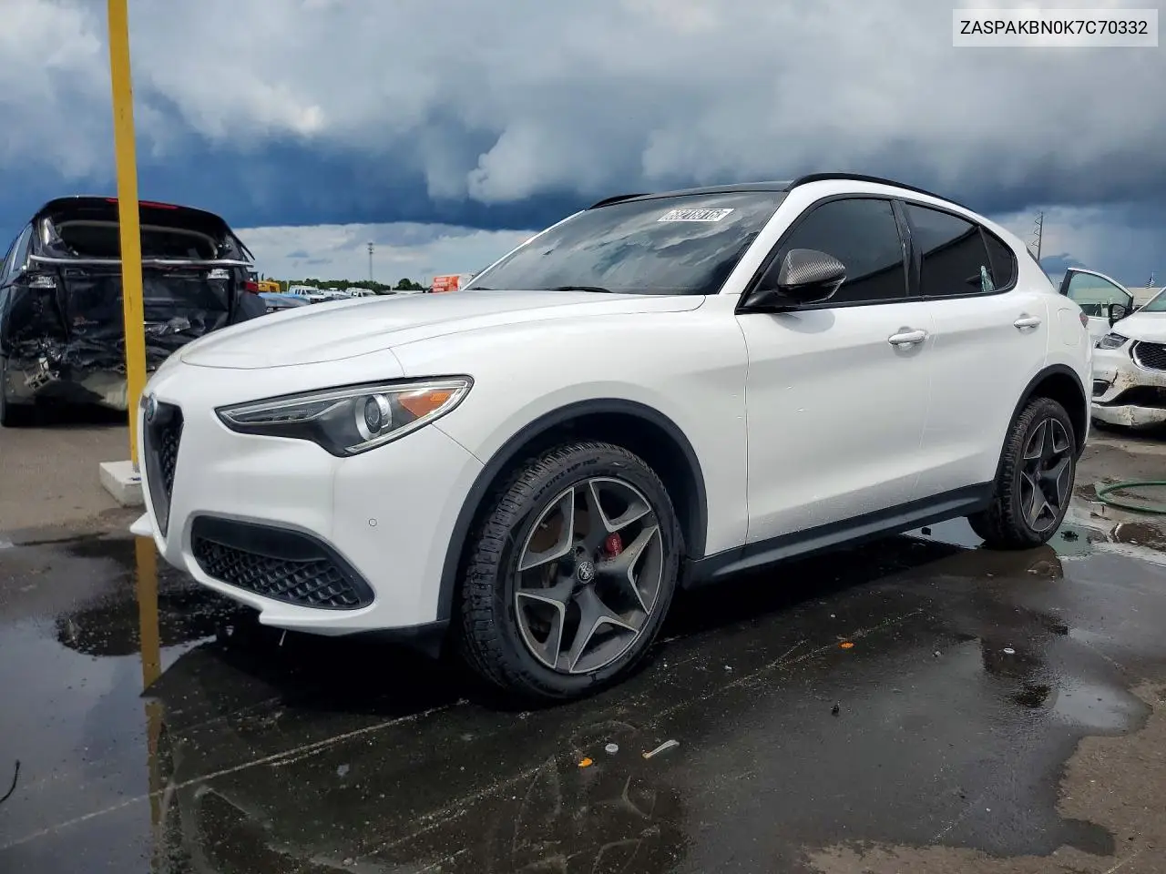 ALFA ROMEO STELVIO 2019, VIN ZASPAKBN0K7C70332