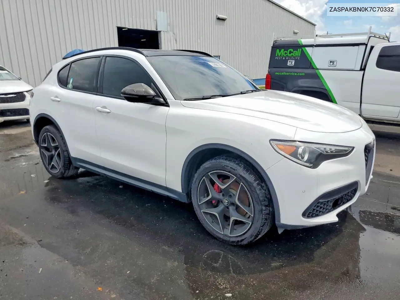 2019 ALFA ROMEO STELVIO VIN ZASPAKBN0K7C70332 — фото 4