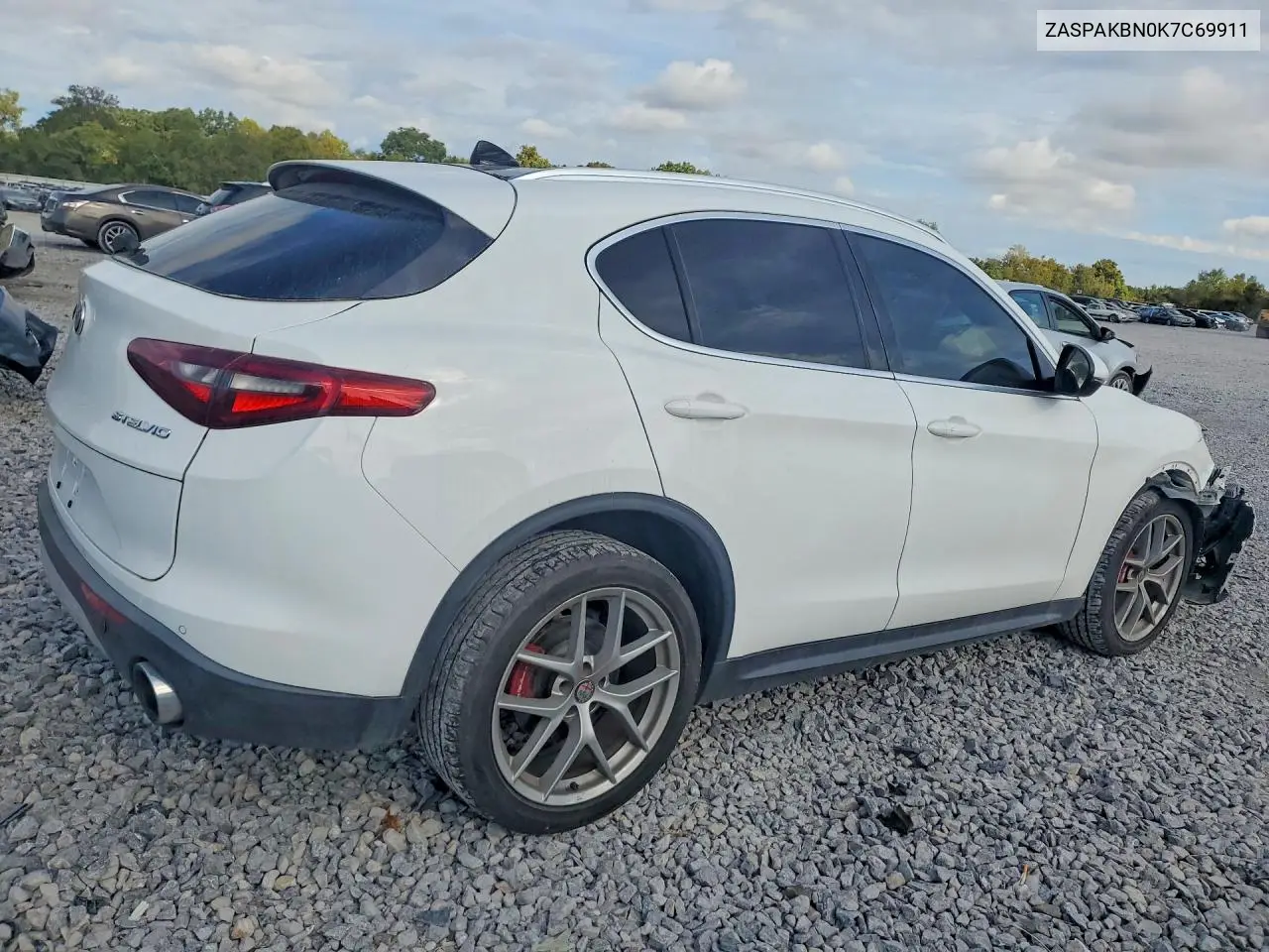 2019 ALFA ROMEO STELVIO VIN ZASPAKBN0K7C69911 — фото 3