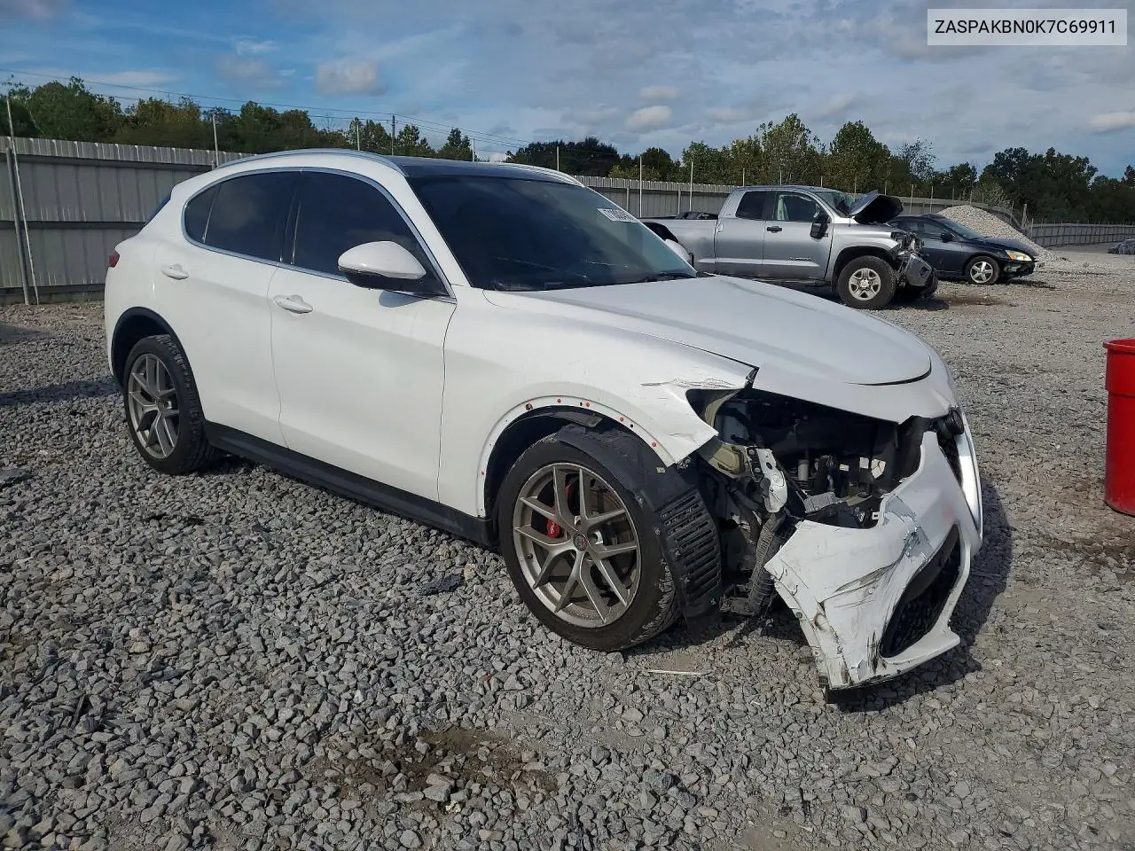 2019 ALFA ROMEO STELVIO VIN ZASPAKBN0K7C69911 — фото 4