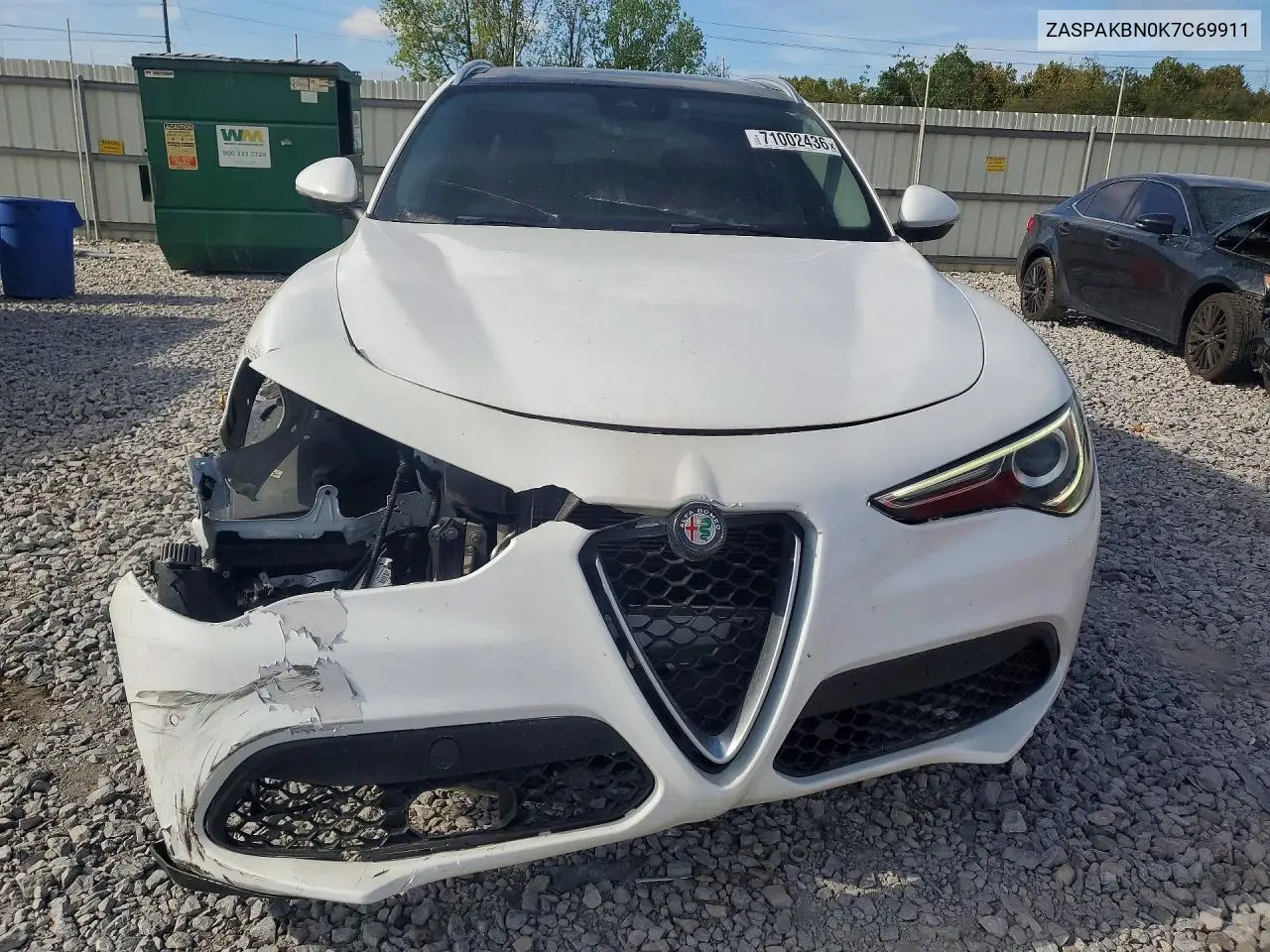 2019 ALFA ROMEO STELVIO VIN ZASPAKBN0K7C69911 — фото 5
