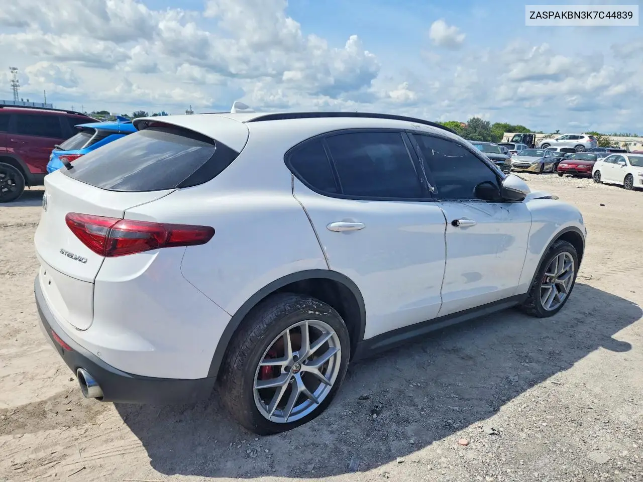 2019 ALFA ROMEO STELVIO VIN ZASPAKBN3K7C44839 — фото 3