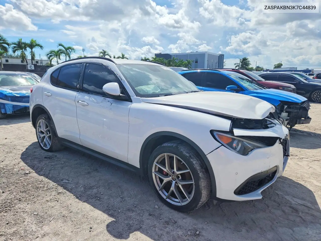 2019 ALFA ROMEO STELVIO VIN ZASPAKBN3K7C44839 — фото 4