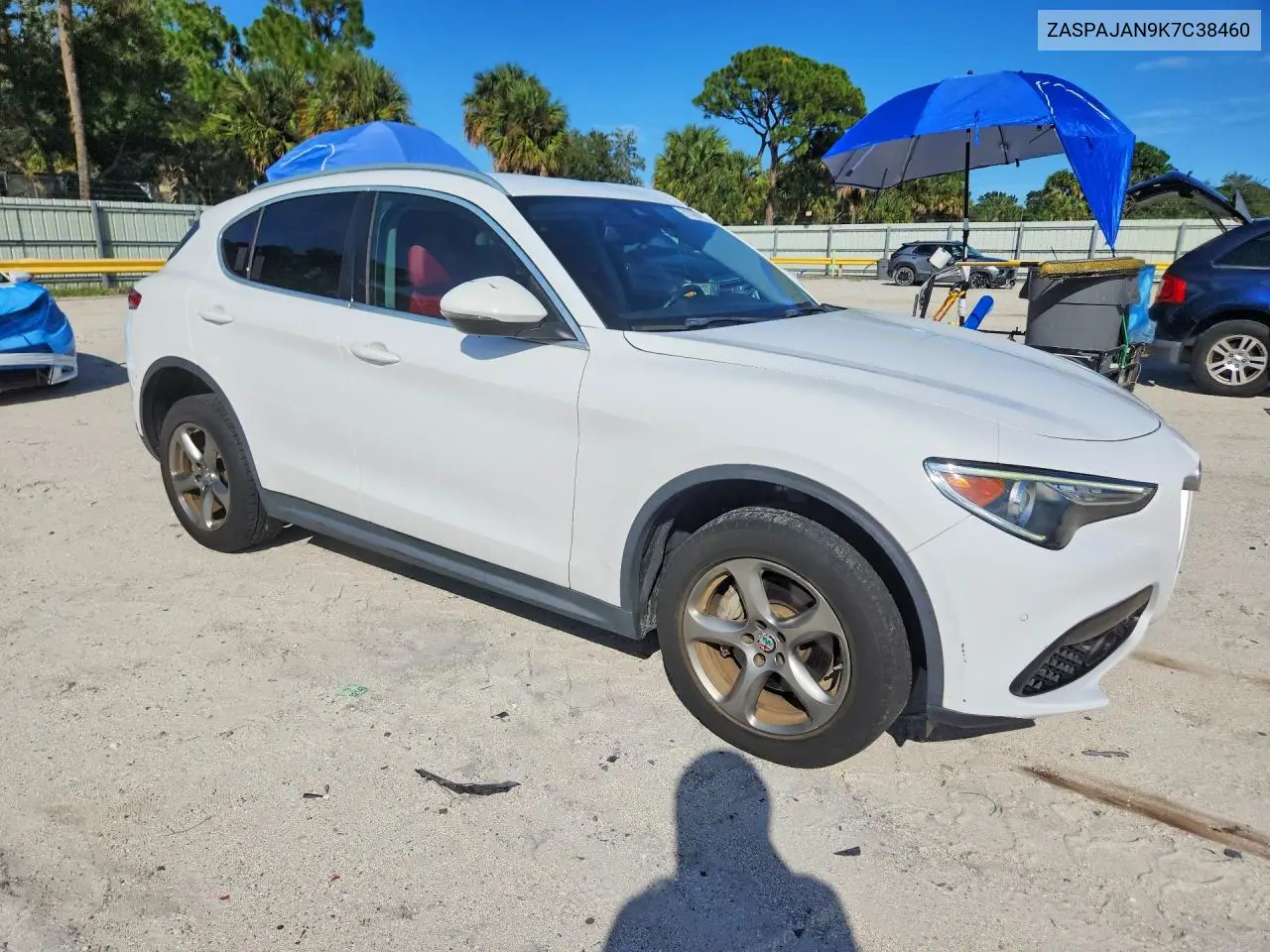 2019 ALFA ROMEO STELVIO VIN ZASPAJAN9K7C38460 — фото 4