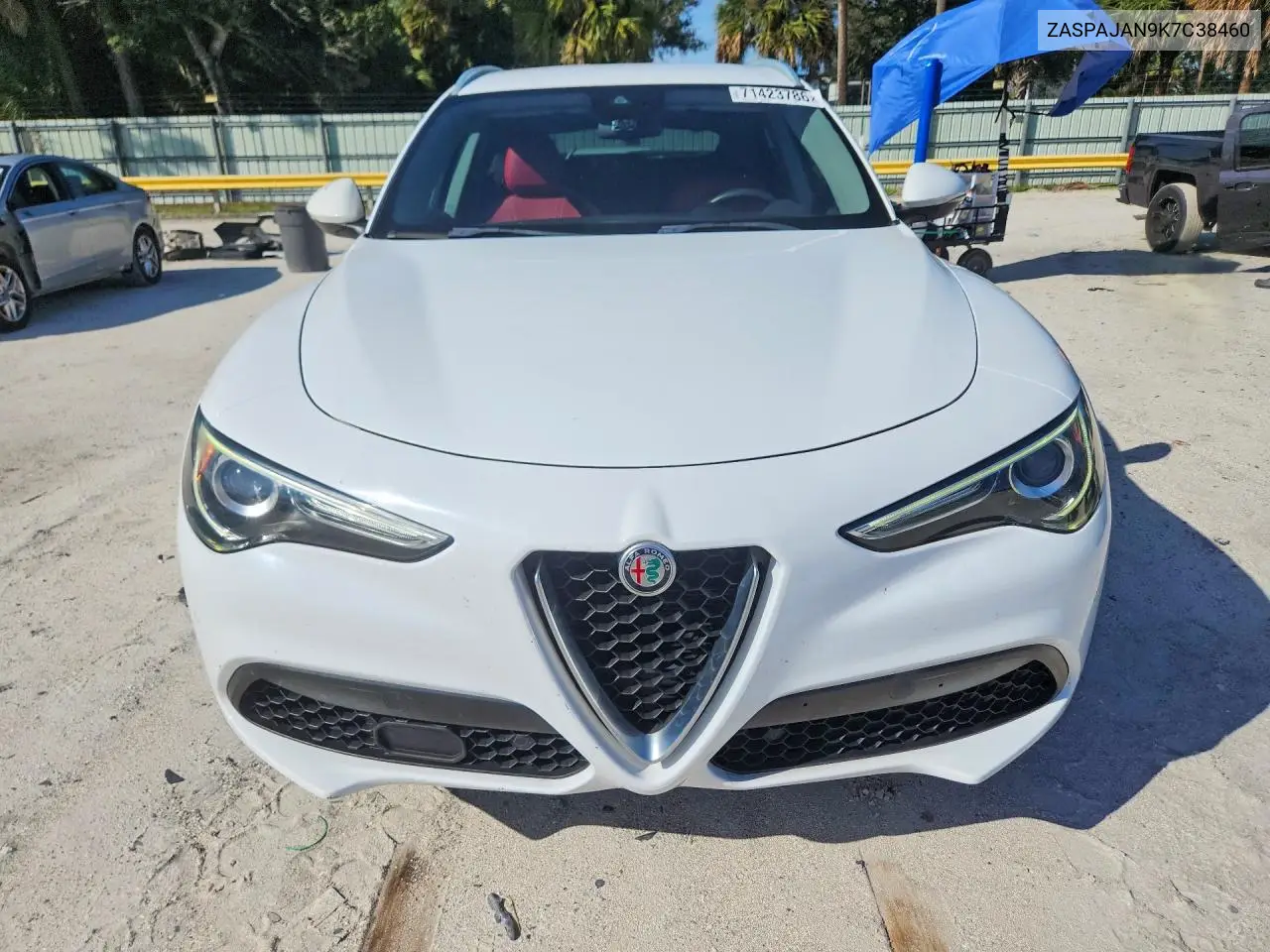 2019 ALFA ROMEO STELVIO VIN ZASPAJAN9K7C38460 — фото 5