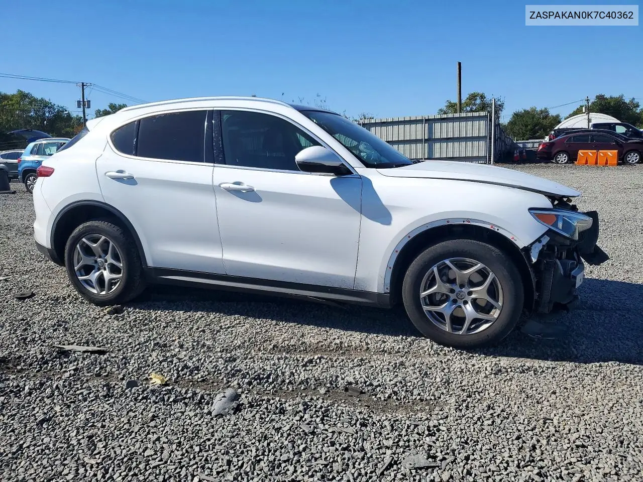 2019 ALFA ROMEO STELVIO VIN ZASPAKAN0K7C40362 — фото 4
