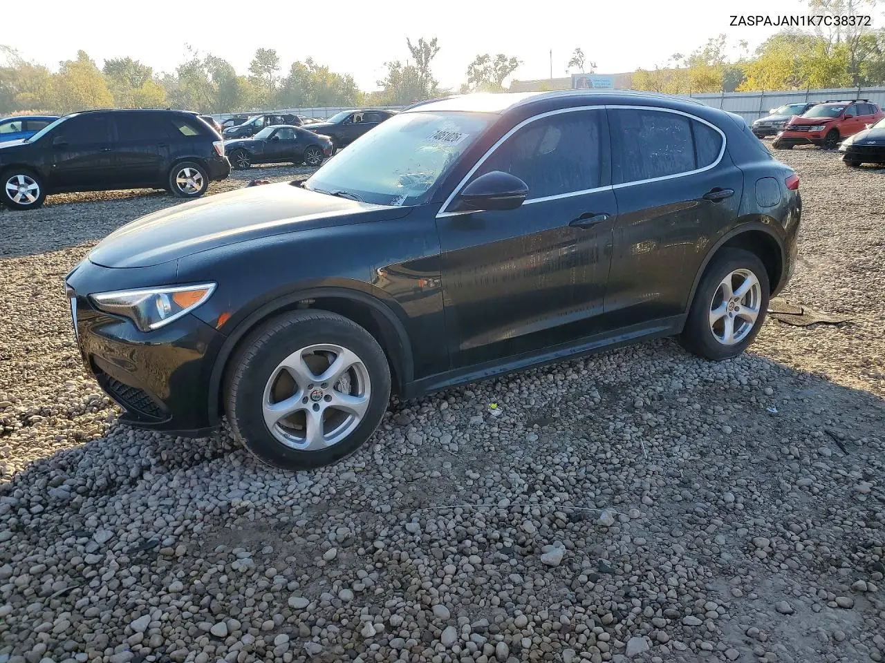 ALFA ROMEO STELVIO 2019, VIN ZASPAJAN1K7C38372
