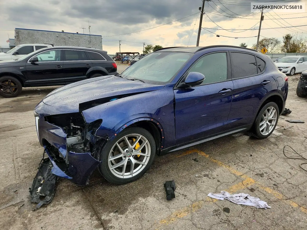 ALFA ROMEO STELVIO 2019, VIN ZASPAKBN0K7C56818