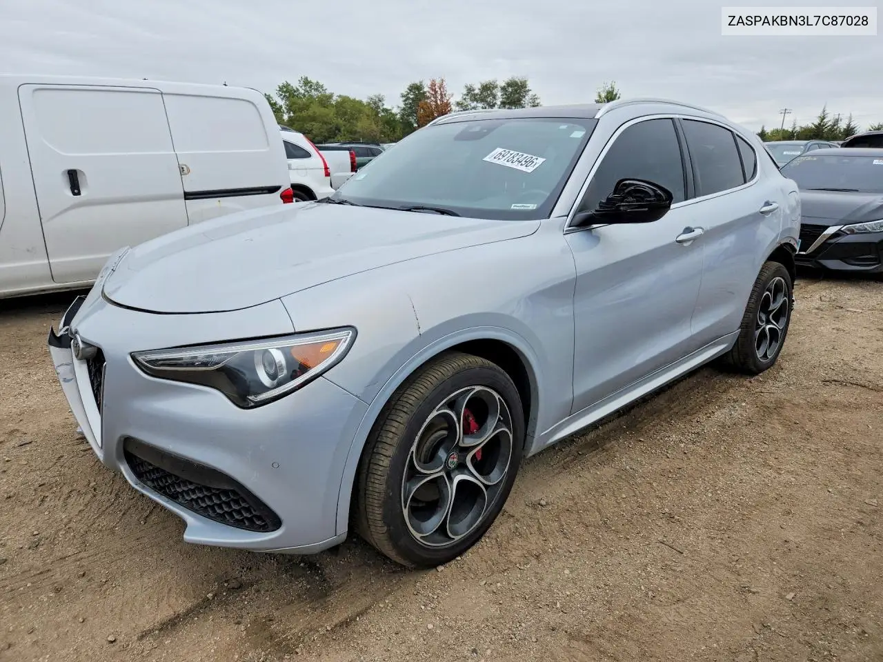 ALFA ROMEO STELVIO 2020, VIN ZASPAKBN3L7C87028