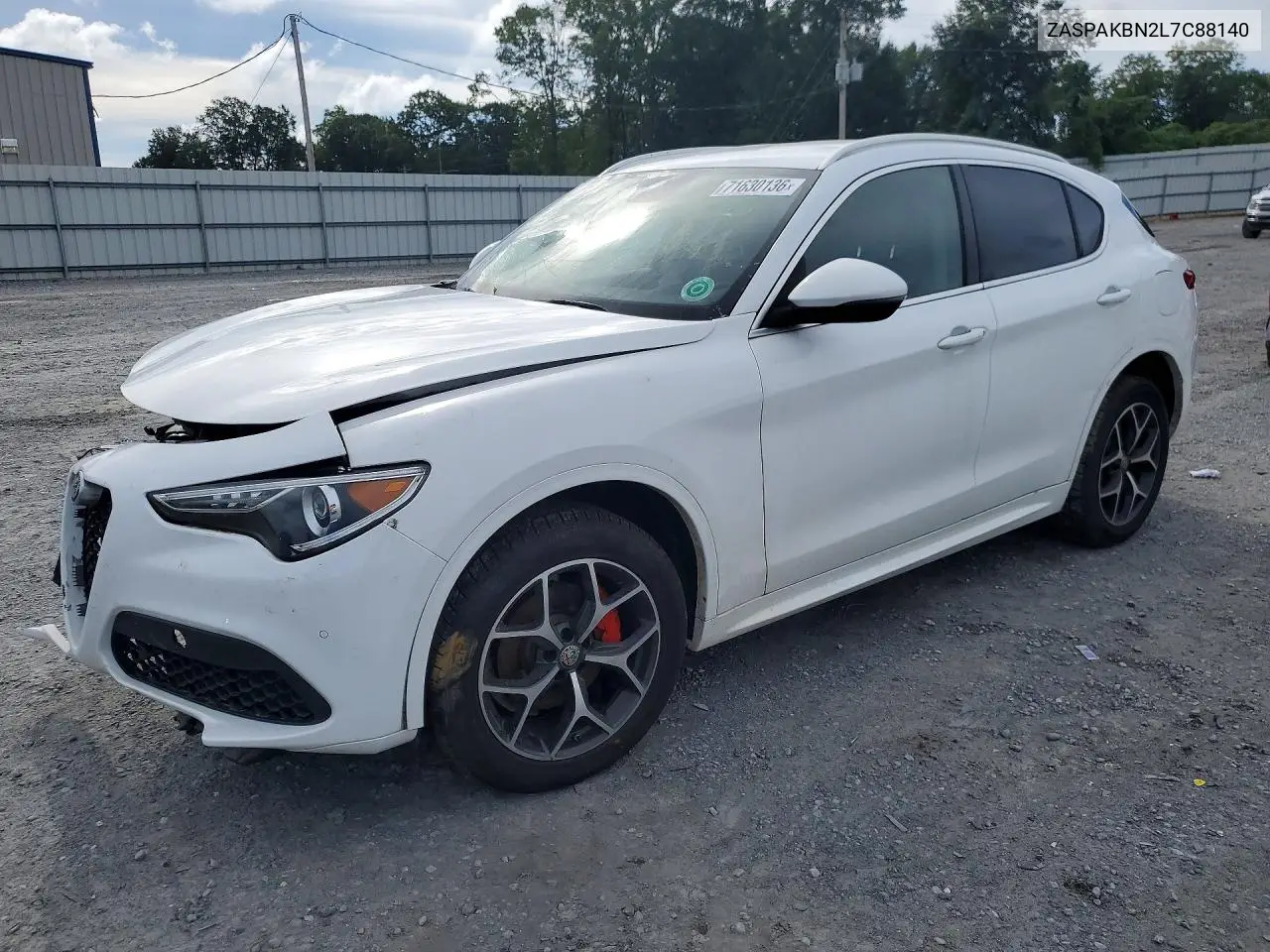 ALFA ROMEO STELVIO 2020, VIN ZASPAKBN2L7C88140