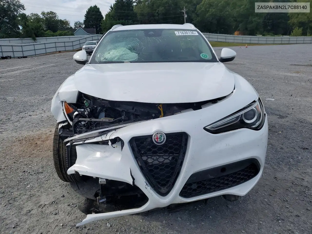 2020 ALFA ROMEO STELVIO VIN ZASPAKBN2L7C88140 — фото 5