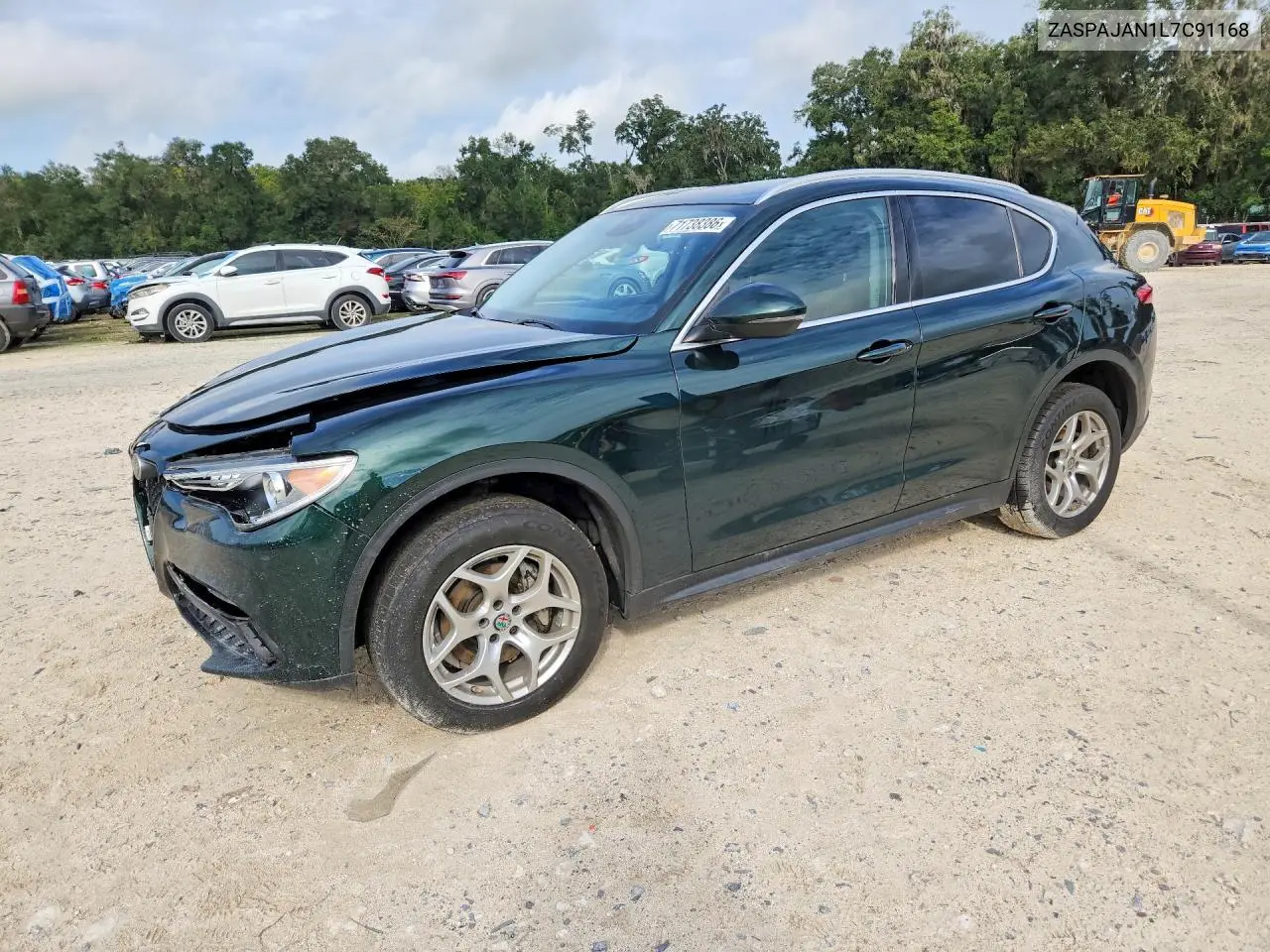 ALFA ROMEO STELVIO 2020, VIN ZASPAJAN1L7C91168