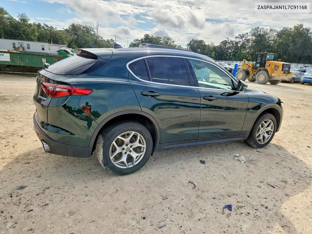 2020 ALFA ROMEO STELVIO VIN ZASPAJAN1L7C91168 — фото 3