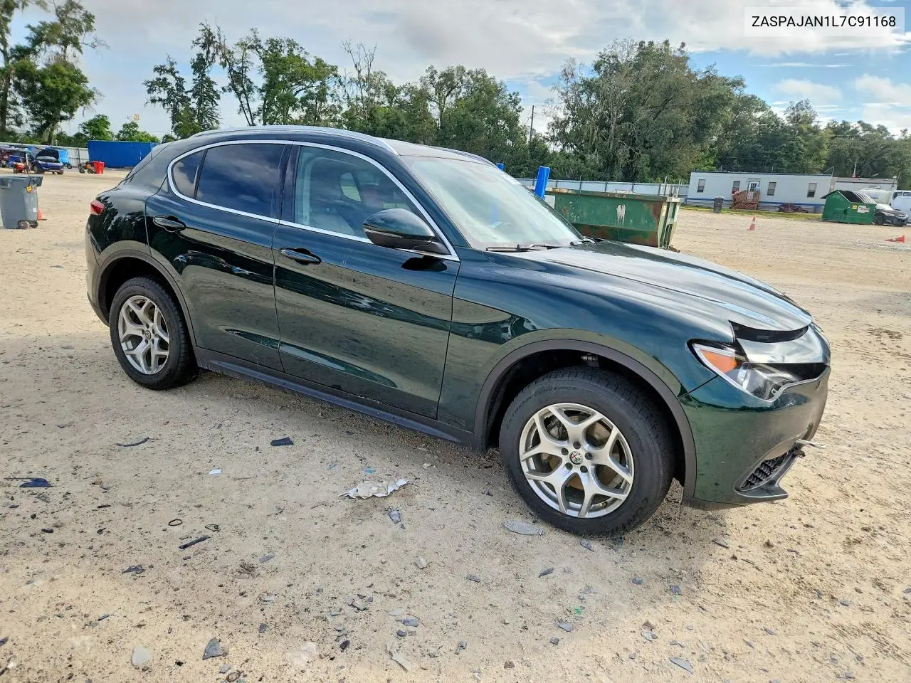 2020 ALFA ROMEO STELVIO VIN ZASPAJAN1L7C91168 — фото 4