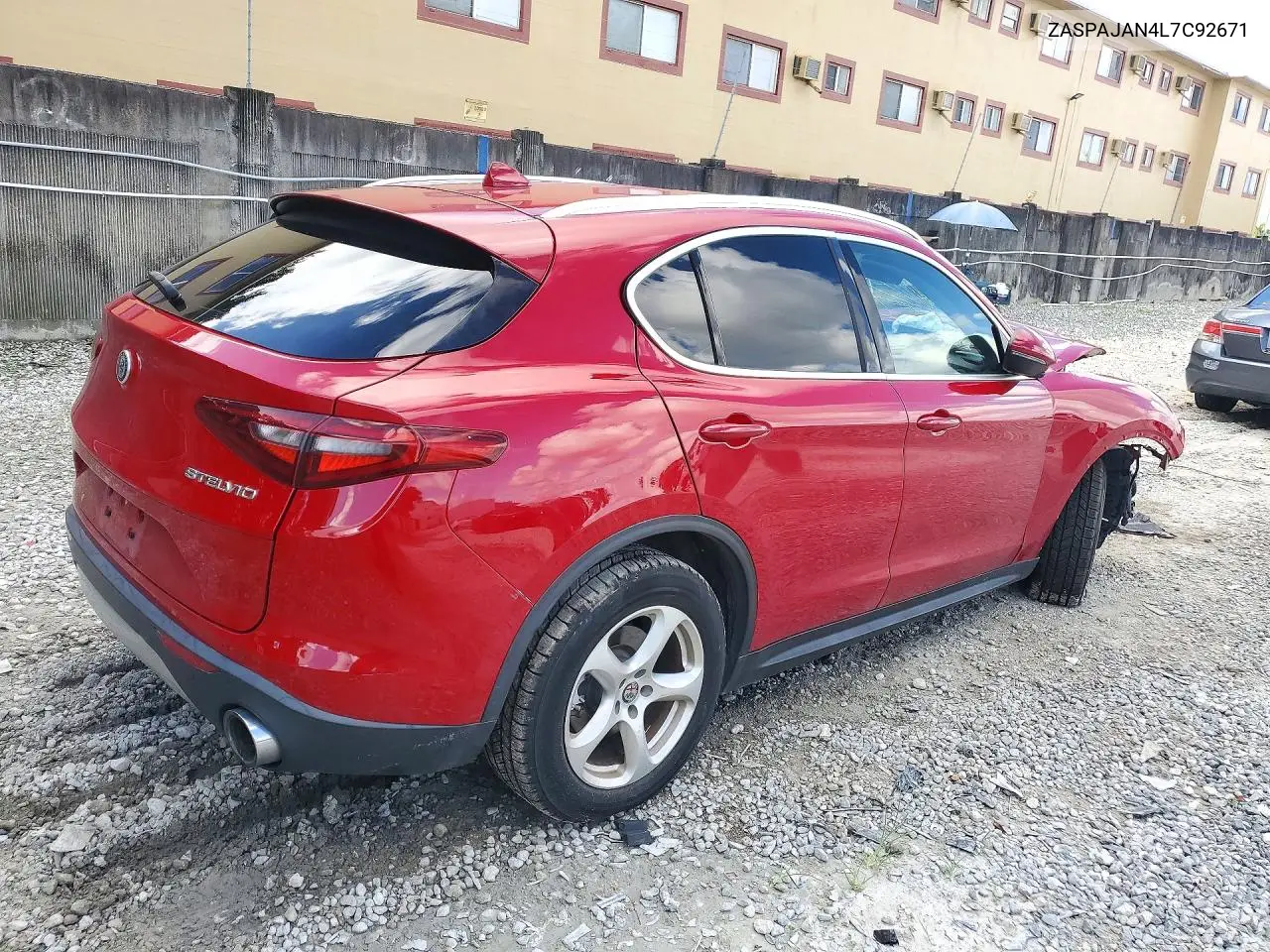 2020 ALFA ROMEO STELVIO VIN ZASPAJAN4L7C92671 — фото 3