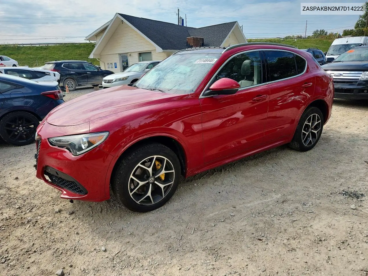 ALFA ROMEO STELVIO 2021, VIN ZASPAKBN2M7D14222