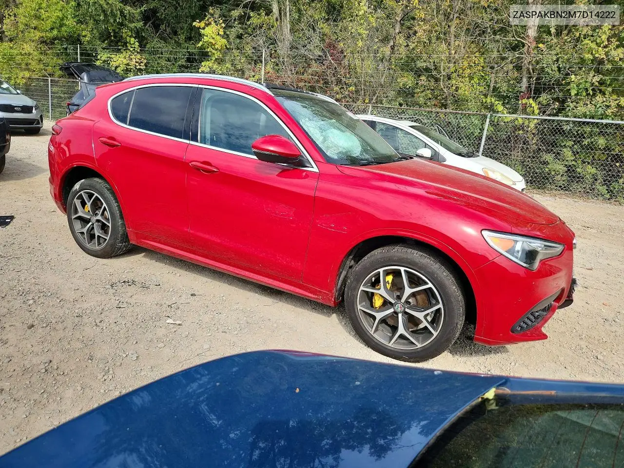 2021 ALFA ROMEO STELVIO VIN ZASPAKBN2M7D14222 — фото 4