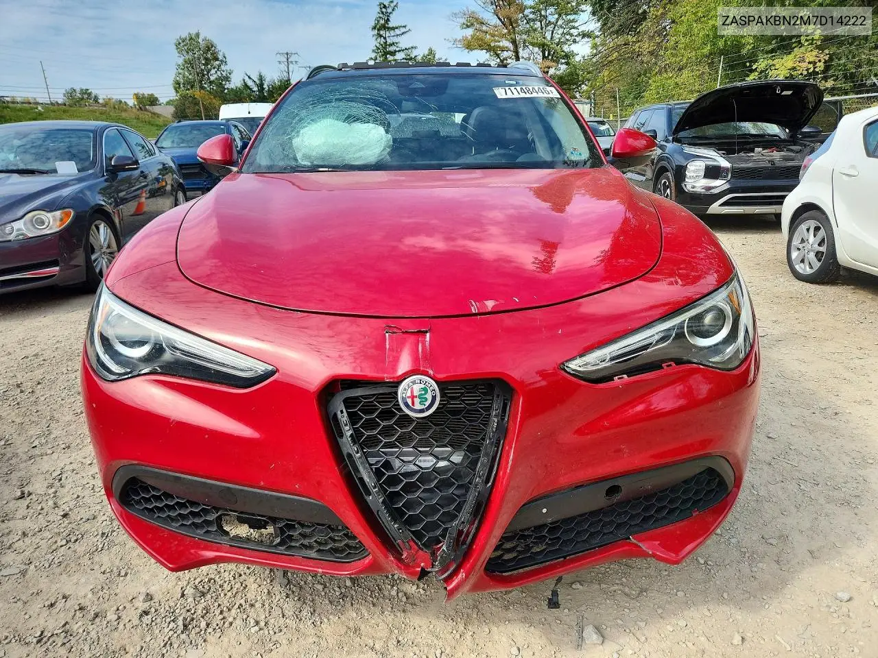 2021 ALFA ROMEO STELVIO VIN ZASPAKBN2M7D14222 — фото 5