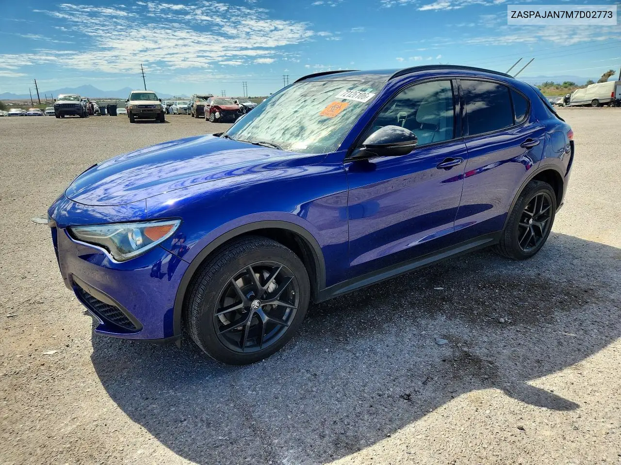 ALFA ROMEO STELVIO 2021, VIN ZASPAJAN7M7D02773