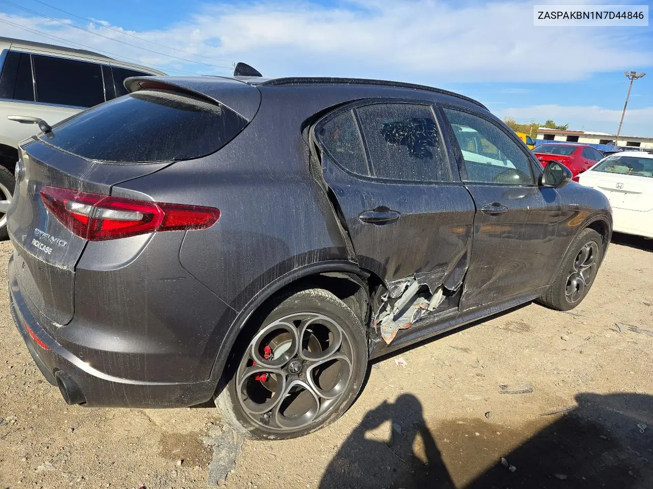 2022 ALFA ROMEO STELVIO VIN ZASPAKBN1N7D44846 — фото 3