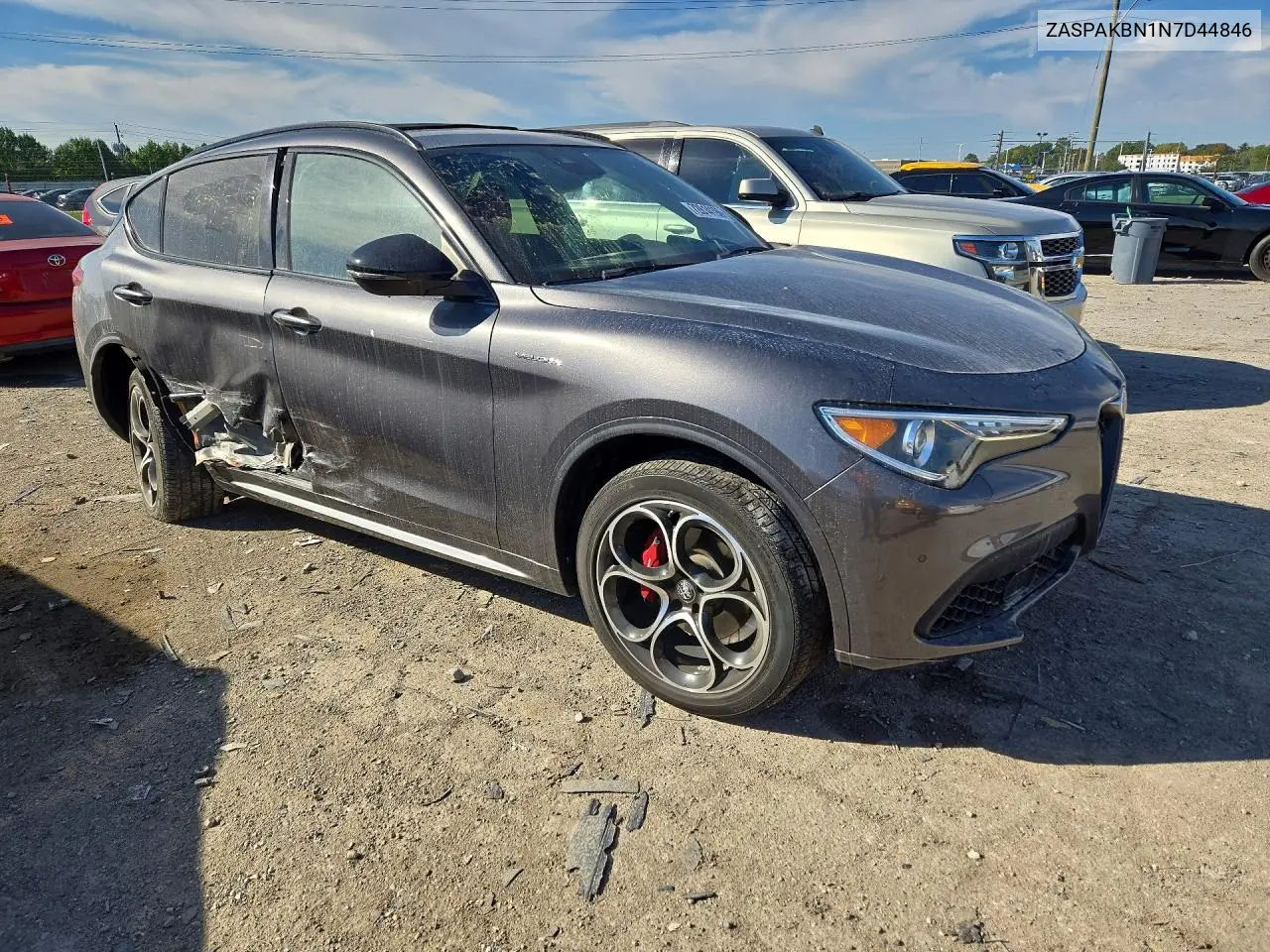2022 ALFA ROMEO STELVIO VIN ZASPAKBN1N7D44846 — фото 4