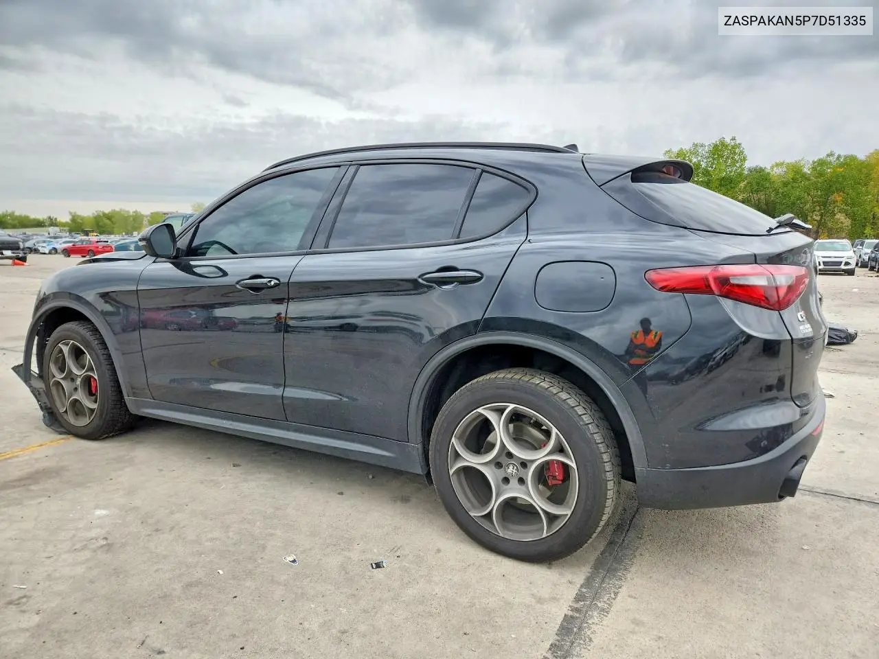 2023 ALFA ROMEO STELVIO VIN ZASPAKAN5P7D51335 — фото 2