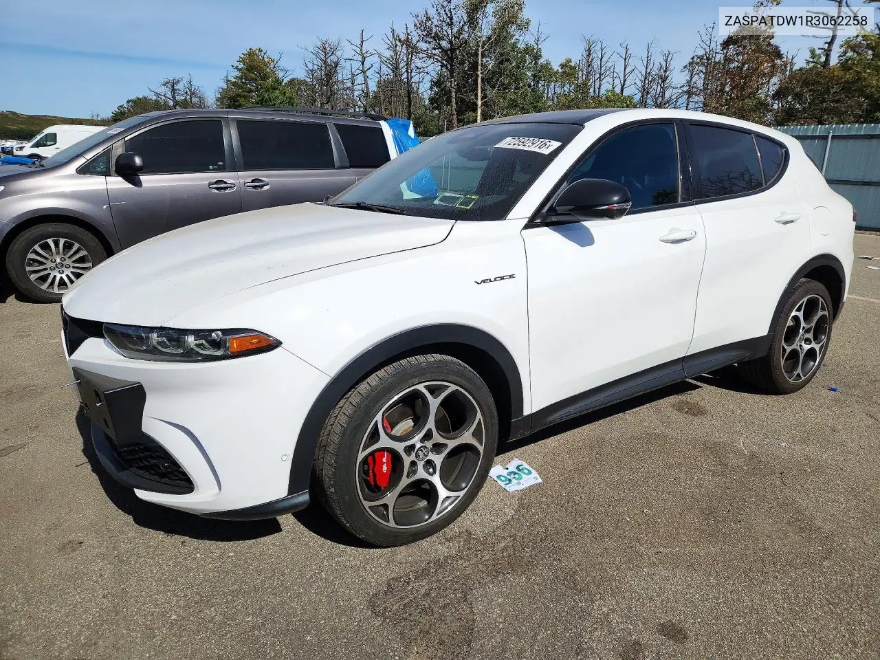 ALFA ROMEO TONALE 2024, VIN ZASPATDW1R3062258