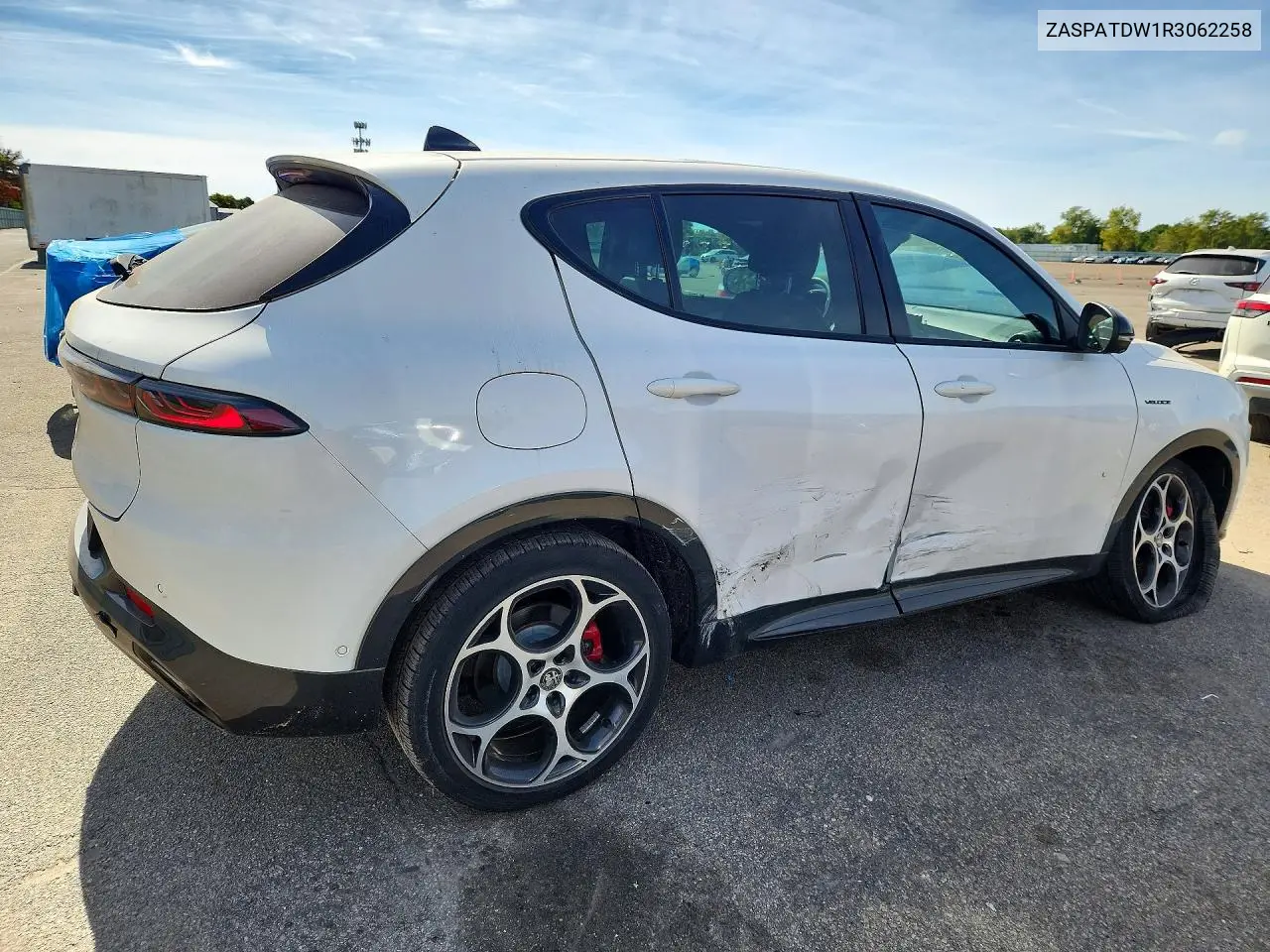 2024 ALFA ROMEO TONALE VIN ZASPATDW1R3062258 — фото 3