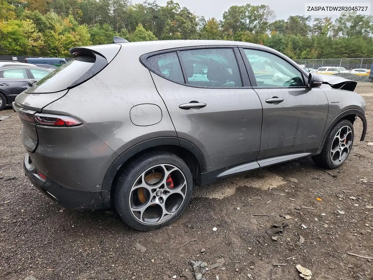 2024 ALFA ROMEO TONALE VIN ZASPATDW2R3045727 — фото 3