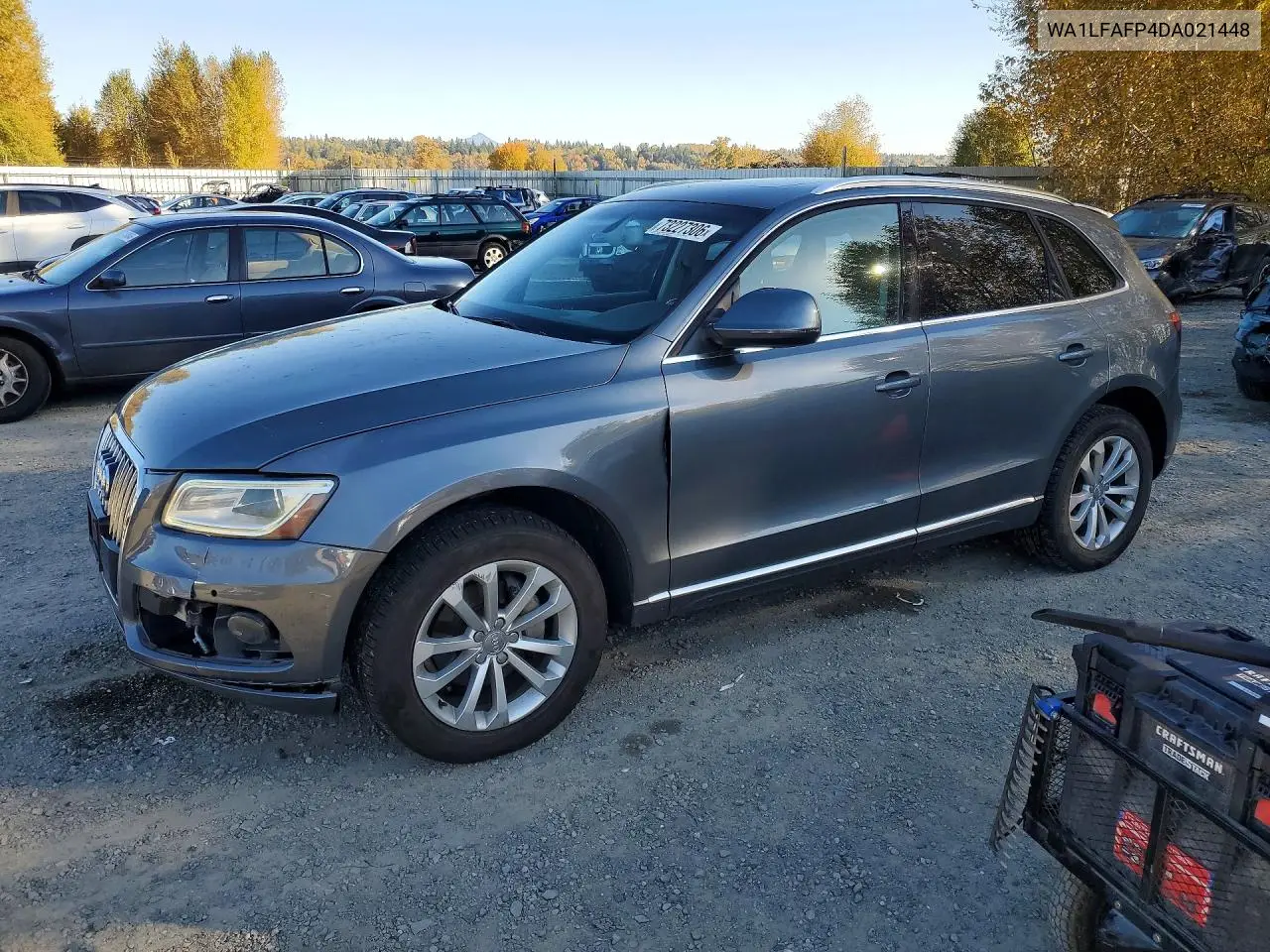AUDI Q5 2013, VIN WA1LFAFP4DA021448