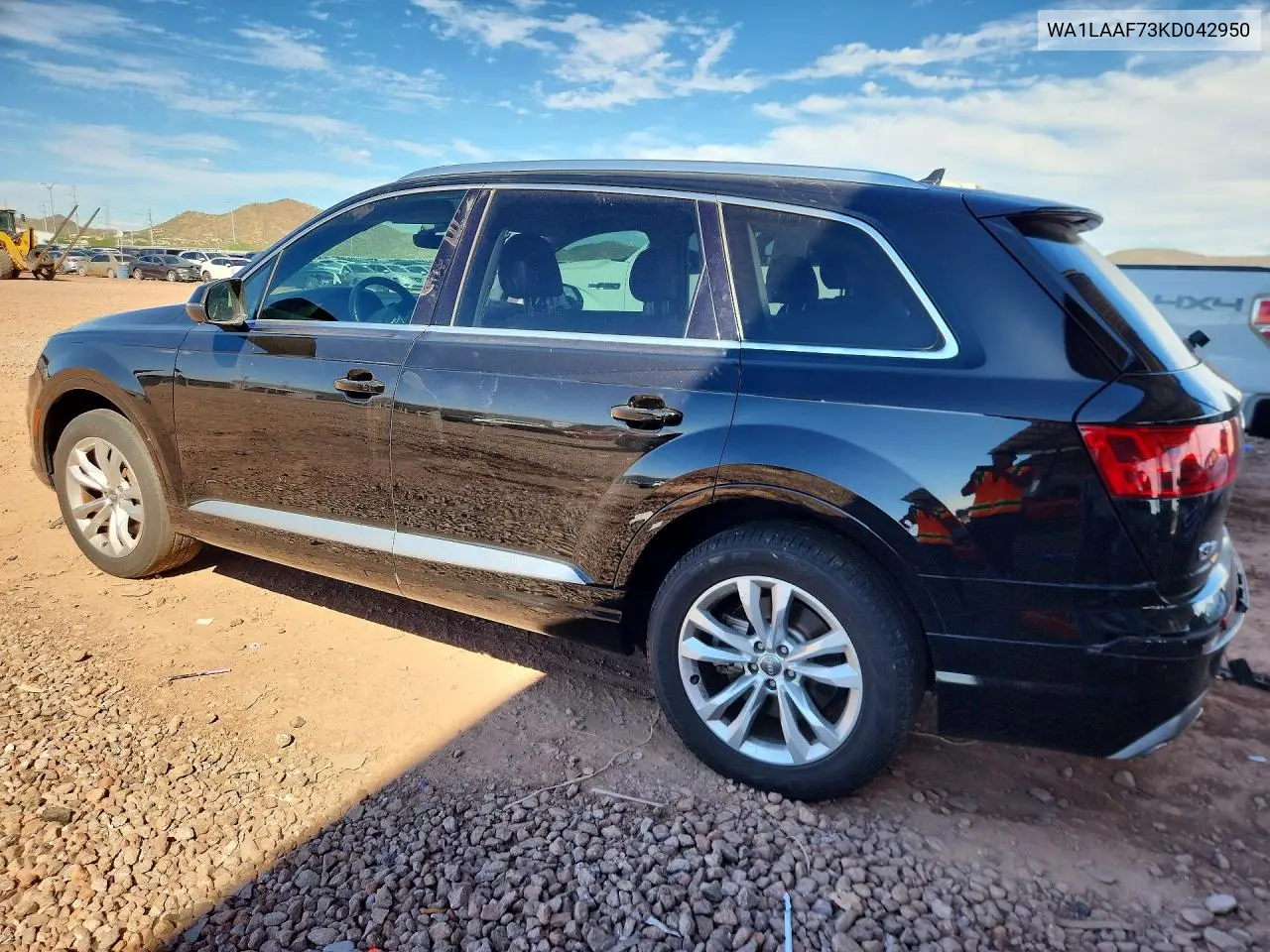 2019 AUDI Q7 VIN WA1LAAF73KD042950 — фото 2